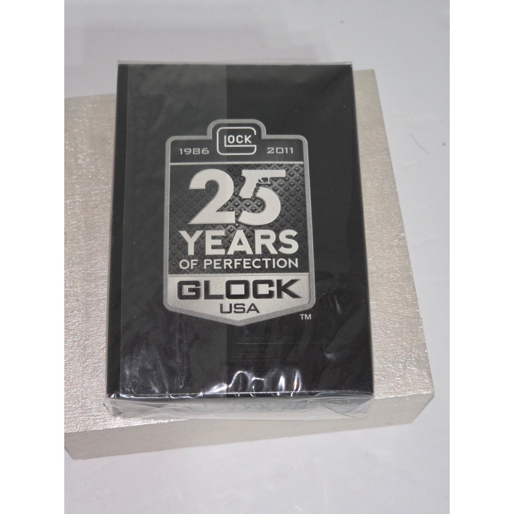 rare Glock 25th anniversary playing card deck brand new‎